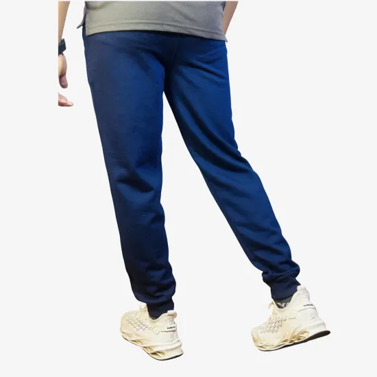 Men's Navy Blue Premium Track Pants | Comfortable Casual & Sports Wear